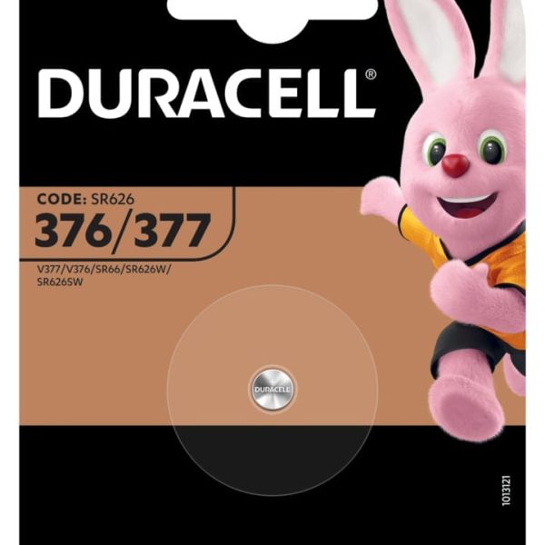 DURACELL Knopfbatterie Specialty 376/377 V377, V376, SR66, SR626, 1.5V