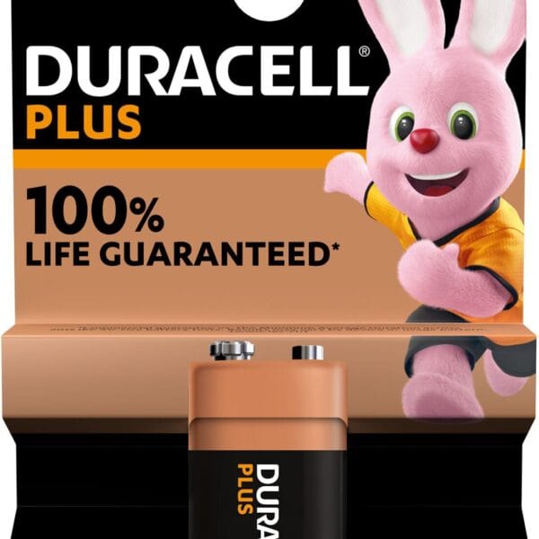 DURACELL Batterie Plus Power MN1604 6LR61, 9V