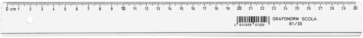DUX Flachlineal SCOLA 30cm 81/30 Polystyrol – Hochwertig & günstig bei ShopDeca