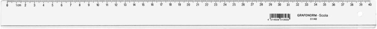DUX Flachlineal SCOLA 40cm 81/40 Polystyrol – Hochwertig & günstig bei ShopDeca