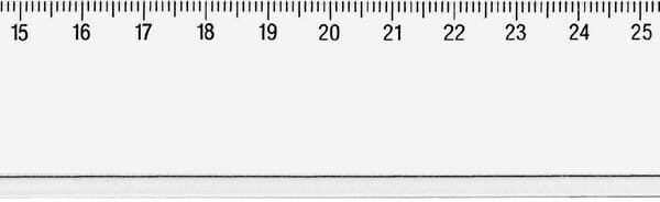 DUX Flachlineal SCOLA 40cm 81/40 Polystyrol