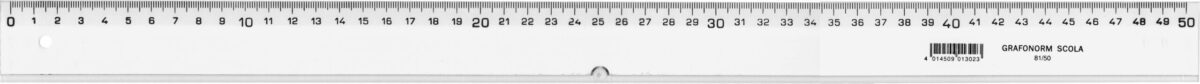 DUX Flachlineal SCOLA 50cm 81/50 Polystyrol – Hochwertig & günstig bei ShopDeca