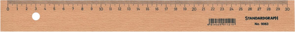 DUX Holzlineal 30cm 9063 unlackiert – Hochwertig & günstig bei ShopDeca