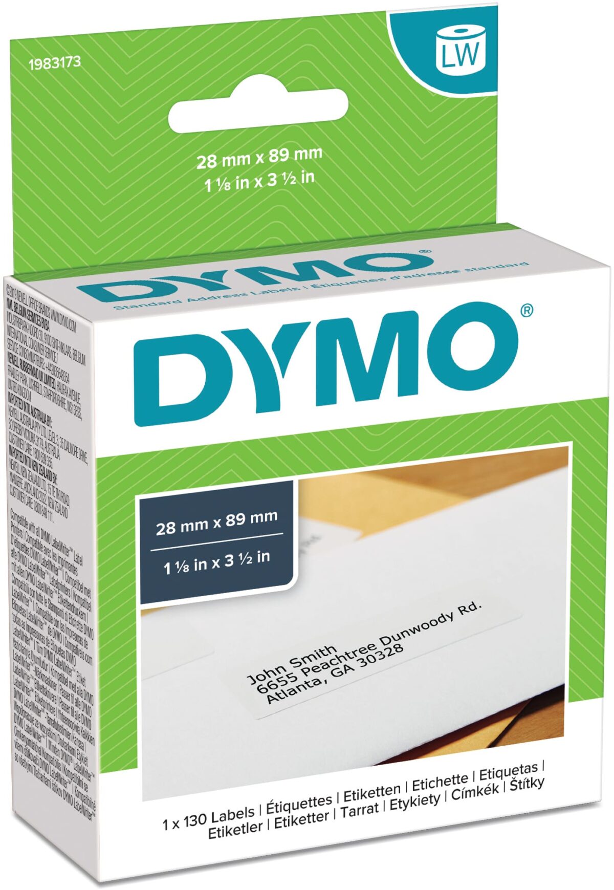 DYMO Adress-Etiketten 28x89mm 1983173 weiss, Papier 1 Rl./130 Stk. – Hochwertig & günstig bei ShopDeca