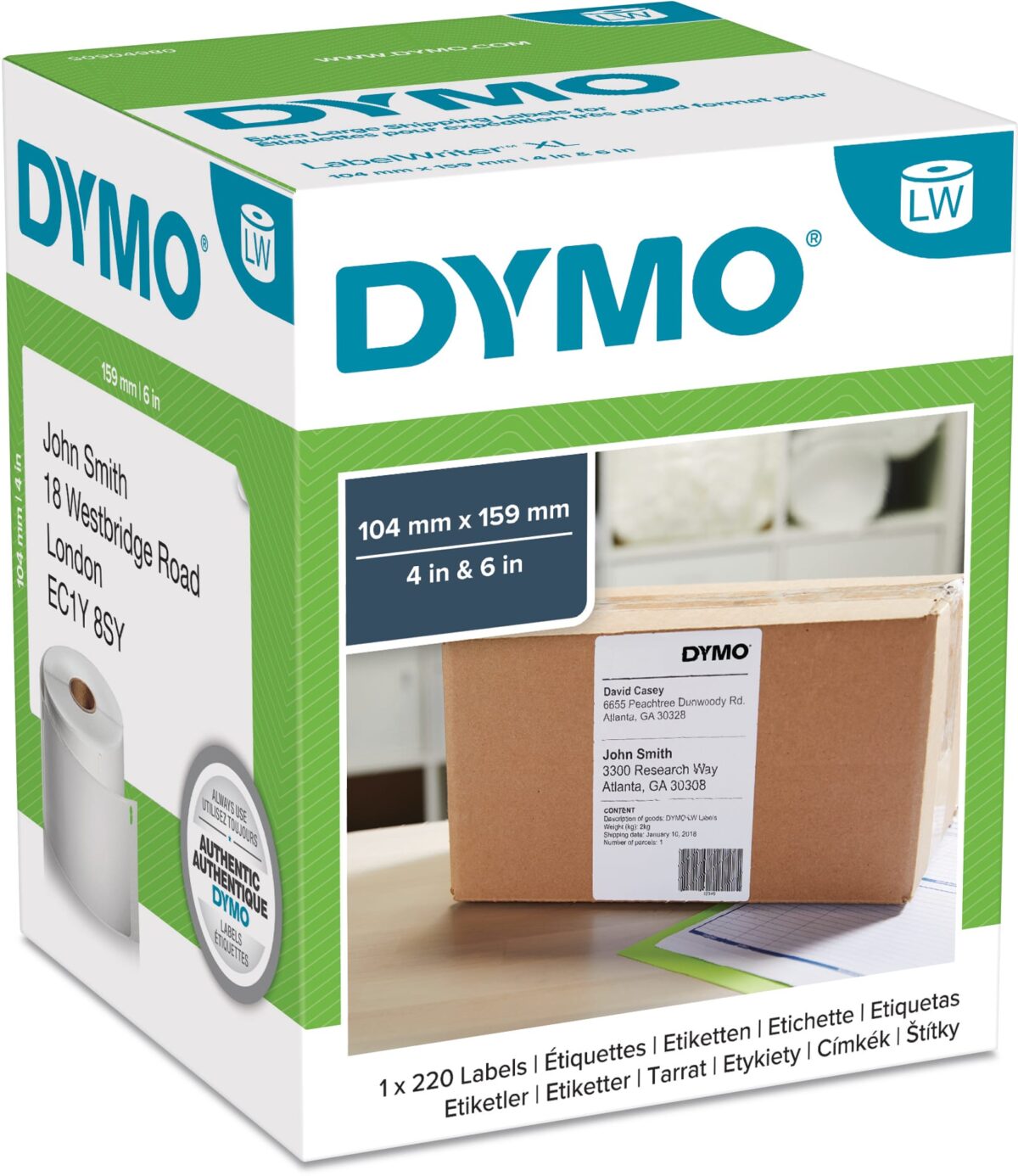 DYMO LabelWriter S0904980 1 Rl./220 Stück – Hochwertig & günstig bei ShopDeca
