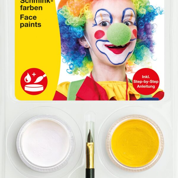 EBERHARD FABER Schminkset Clown 579024 inkl. Pinsel