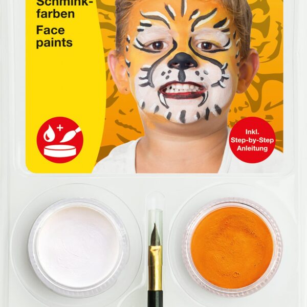 EBERHARD FABER Schminkset Tiger 579025 inkl. Pinsel