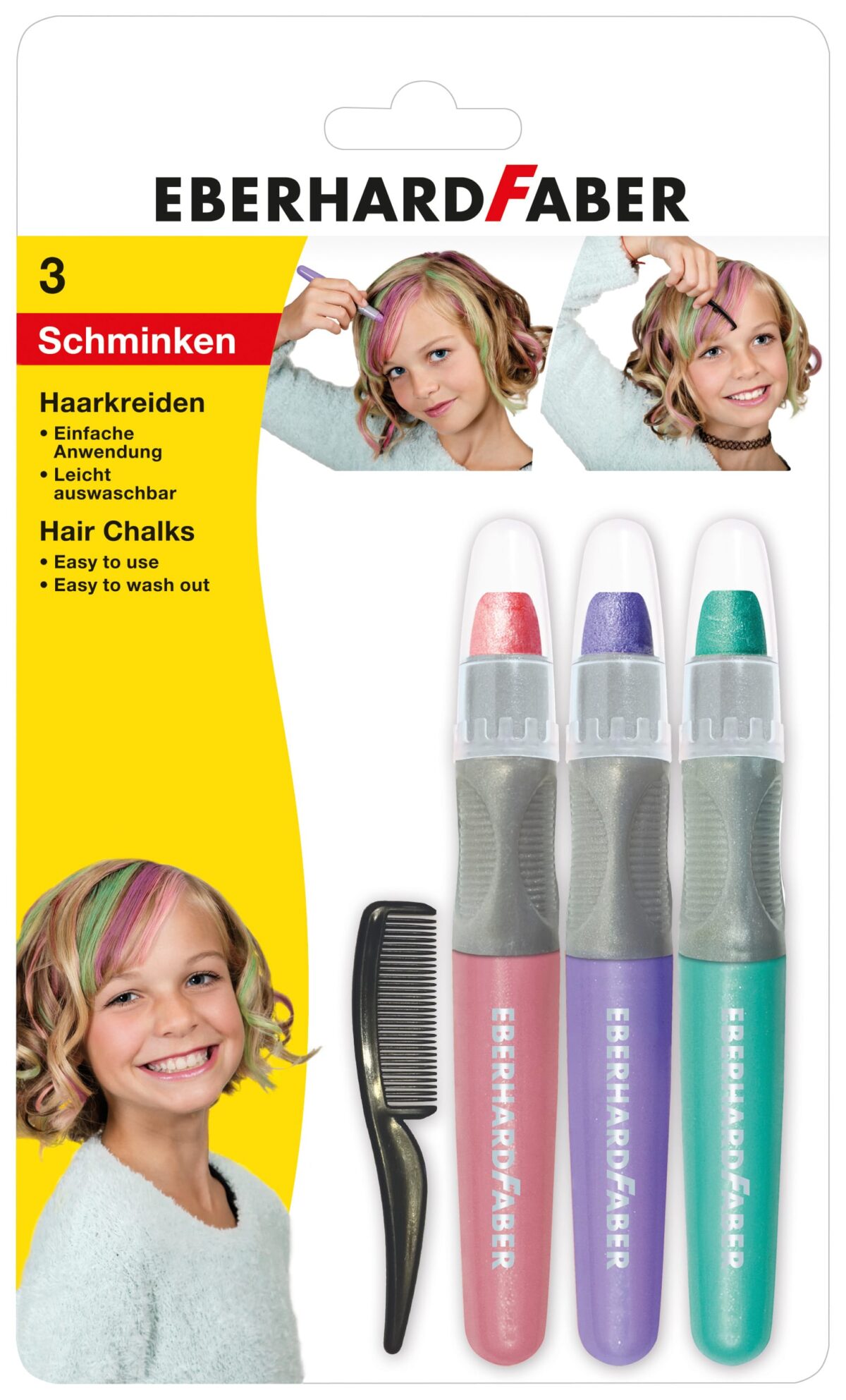 EBERHARD FABER Haarkreide Set 579202 Pastell – Hochwertig & günstig bei ShopDeca