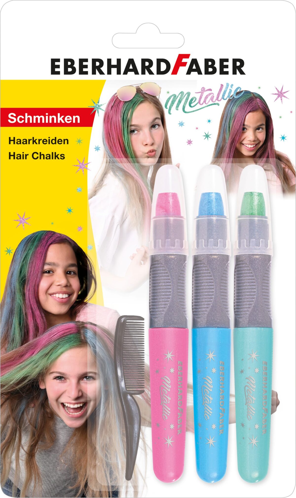 EBERHARD FABER Haarkreide Set 579205 Metallic – Hochwertig & günstig bei ShopDeca