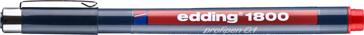 EDDING Profipen 1800 0.10-0.25mm 1800-2-01 rot – Hochwertig & günstig bei ShopDeca