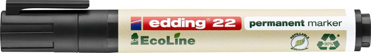 EDDING Permanent Marker 22 1.0-5.0mm 22-1 schwarz – Hochwertig & günstig bei ShopDeca