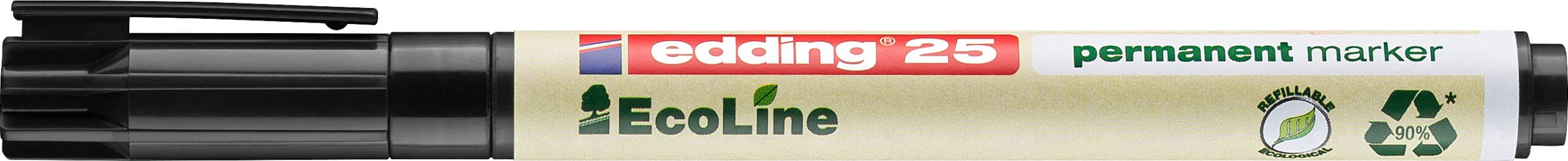 EDDING-25-1-4004764957385 EDDING Permanent Marker 25 EcoLine 25-1 schwarz – Hochwertig & günstig bei ShopDeca