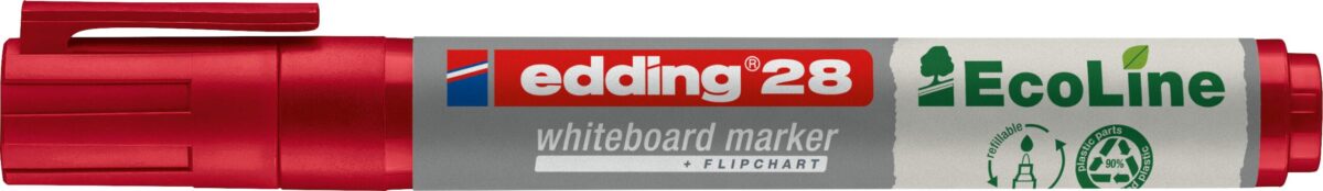 EDDING Boardmarker 28 EcoLine 1.5mm 28-2 rot – Hochwertig & günstig bei ShopDeca