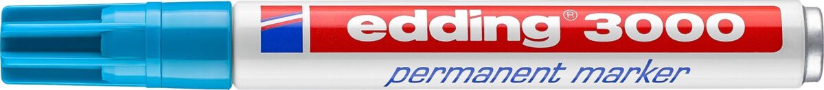 EDDING Permanent Marker 3000 1,5-3mm 3000-10 hellblau – Hochwertig & günstig bei ShopDeca