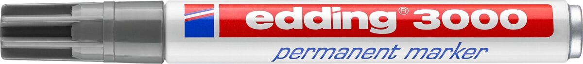 EDDING Permanent Marker 3000 1,5-3mm 3000-12 grau – Hochwertig & günstig bei ShopDeca