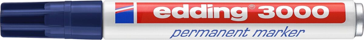 EDDING Permanent Marker 3000 1,5-3mm 3000-17 stahlblau – Hochwertig & günstig bei ShopDeca