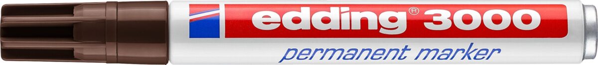 EDDING Permanent Marker 3000 1,5-3mm 3000-18 dunkelbraun – Hochwertig & günstig bei ShopDeca