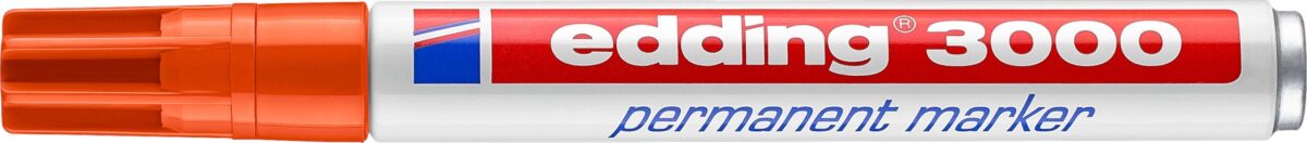 EDDING Permanent Marker 3000 1,5-3mm 3000-6 orange – Hochwertig & günstig bei ShopDeca