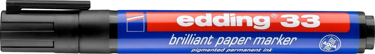 EDDING Permanent Marker 33 33-1 schwarz – Hochwertig & günstig bei ShopDeca