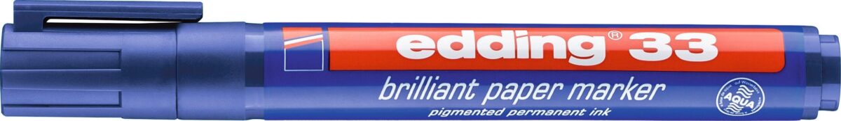 EDDING Permanent Marker 33 33-3 blau – Hochwertig & günstig bei ShopDeca