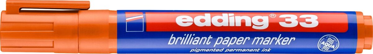 EDDING Permanent Marker 33 1-5mm 33-6 orange – Hochwertig & günstig bei ShopDeca