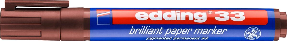 EDDING Permanent Marker 33 1-5mm 33-7 braun – Hochwertig & günstig bei ShopDeca