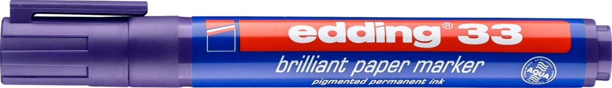 EDDING Permanent Marker 33 1-5mm 33-8 violett – Hochwertig & günstig bei ShopDeca