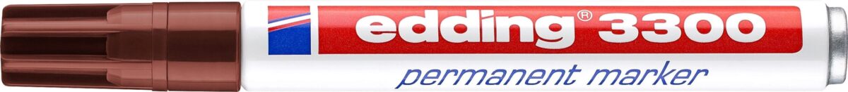 EDDING Permanent Marker 3300 1-5mm 3300-7 braun – Hochwertig & günstig bei ShopDeca