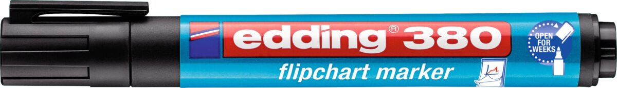 EDDING Flipchart Marker 380 1,5-3mm 380-1 schwarz – Hochwertig & günstig bei ShopDeca