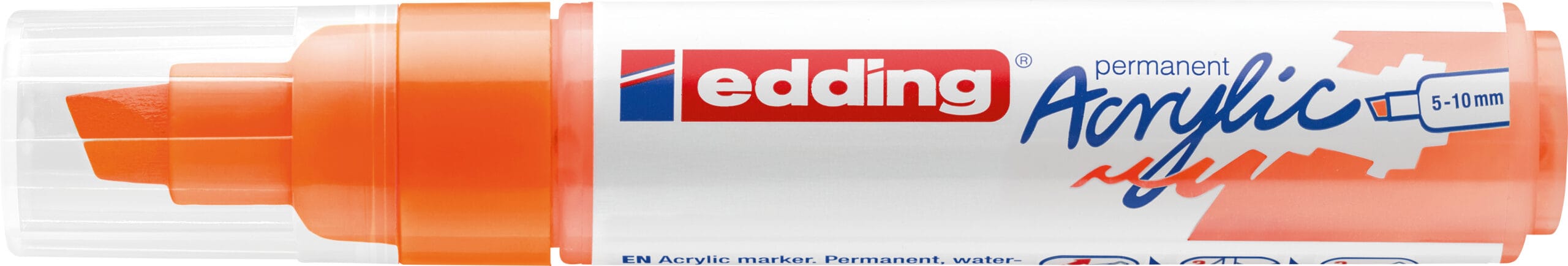 EDDING-5000-066-4057305026651 EDDING Acrylmarker 5000 5-10mm 5000-066 neonorange – Hochwertig & günstig bei ShopDeca