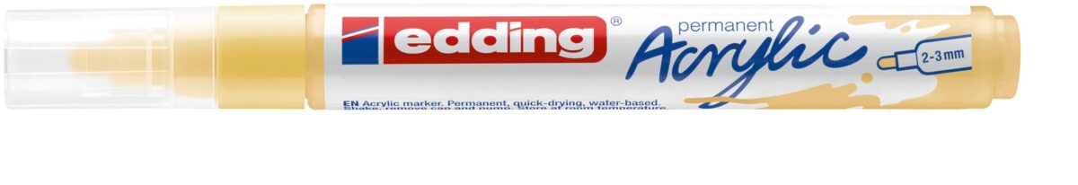 EDDING Acrylmarker 5100 2-3mm 5100-915 pastellgelb sdm – Hochwertig & günstig bei ShopDeca