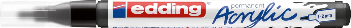 EDDING Acrylmarker 5300 1-2mm 5300-901 tiefschwarz sdm – Hochwertig & günstig bei ShopDeca