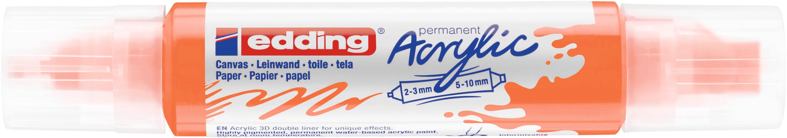EDDING-5400-066-4057305028815 EDDING Acrylmarker 5400 double liner 5400-066 neonorange – Hochwertig & günstig bei ShopDeca