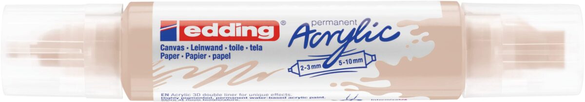 EDDING Acrylmarker 5400 double liner 5400-255 warmbeige – Hochwertig & günstig bei ShopDeca