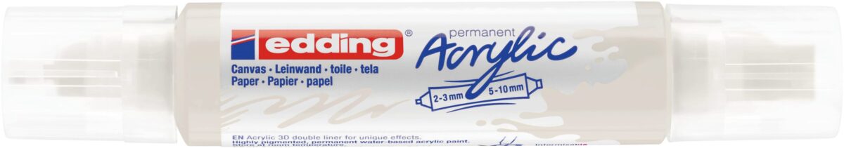 EDDING Acrylmarker 5400 double liner 5400-922 verk.weiss sdm – Hochwertig & günstig bei ShopDeca