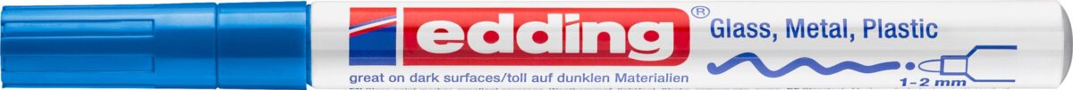 EDDING Paintmarker 751 CREA 1-2mm 751-3 CREA blau – Hochwertig & günstig bei ShopDeca