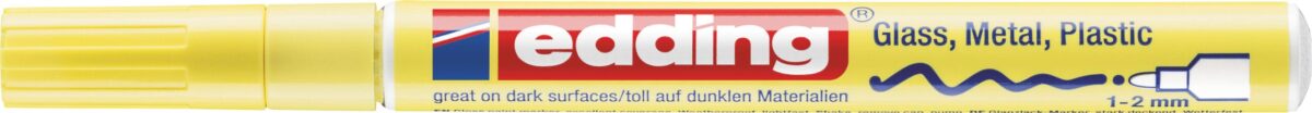 EDDING Paintmarker 751 CREA 1-2mm E-751-135 CR pastell gelb – Hochwertig & günstig bei ShopDeca