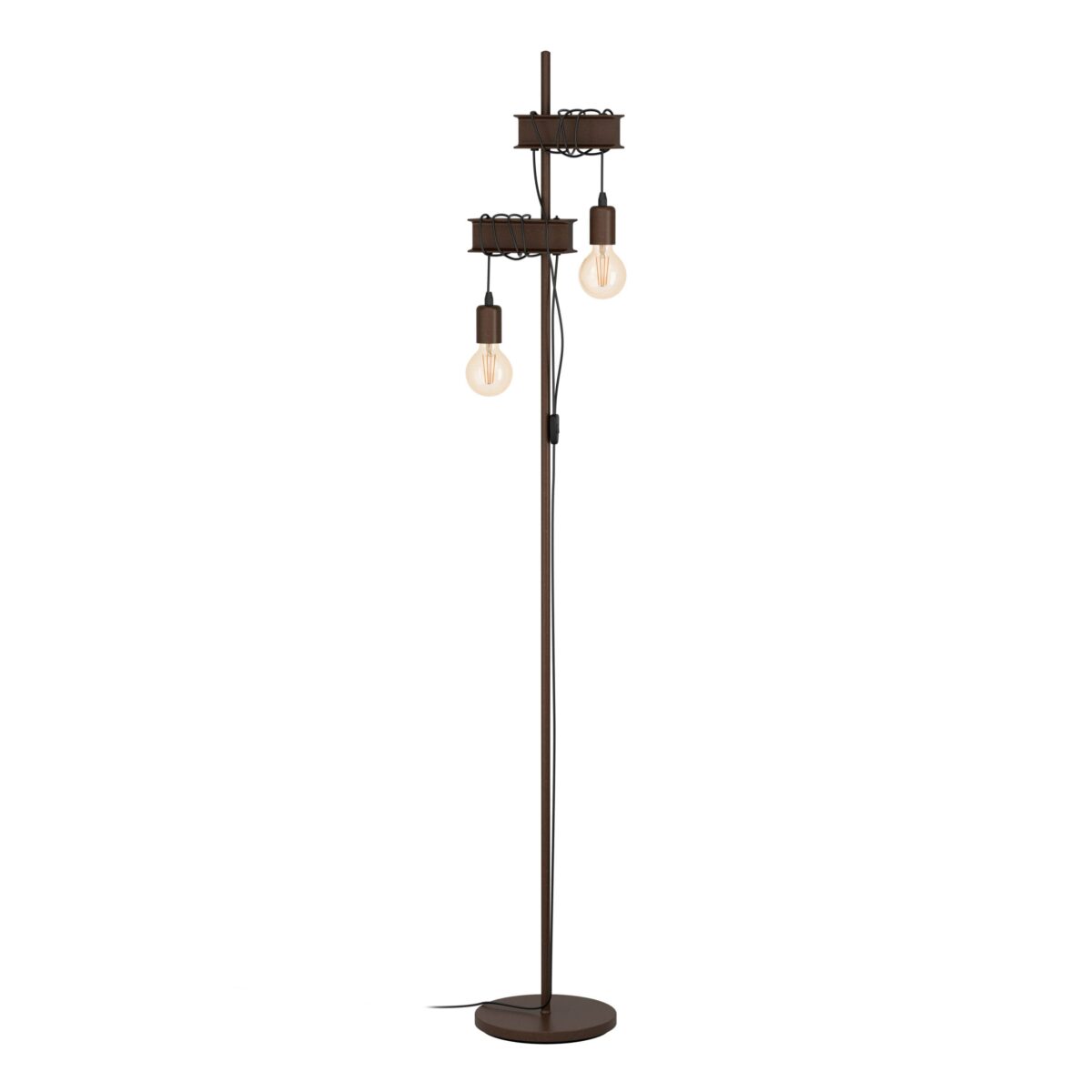 EGLO Stehleuchte TOWNSHEND 4 43526 braun – Hochwertig & günstig bei ShopDeca