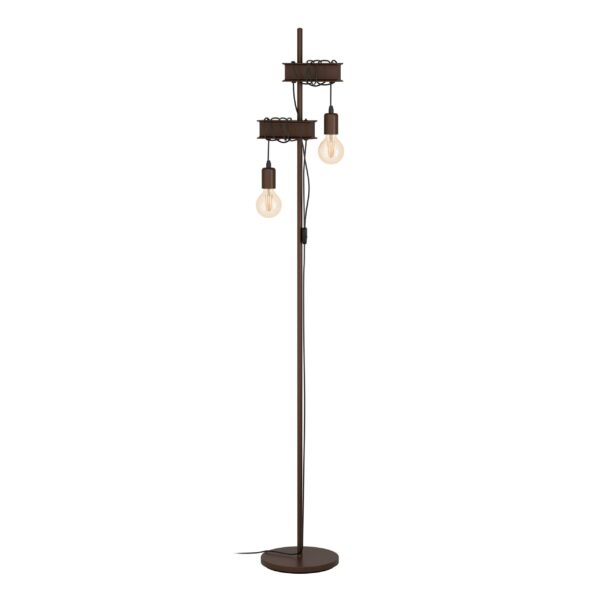 EGLO Stehleuchte TOWNSHEND 4 43526 braun