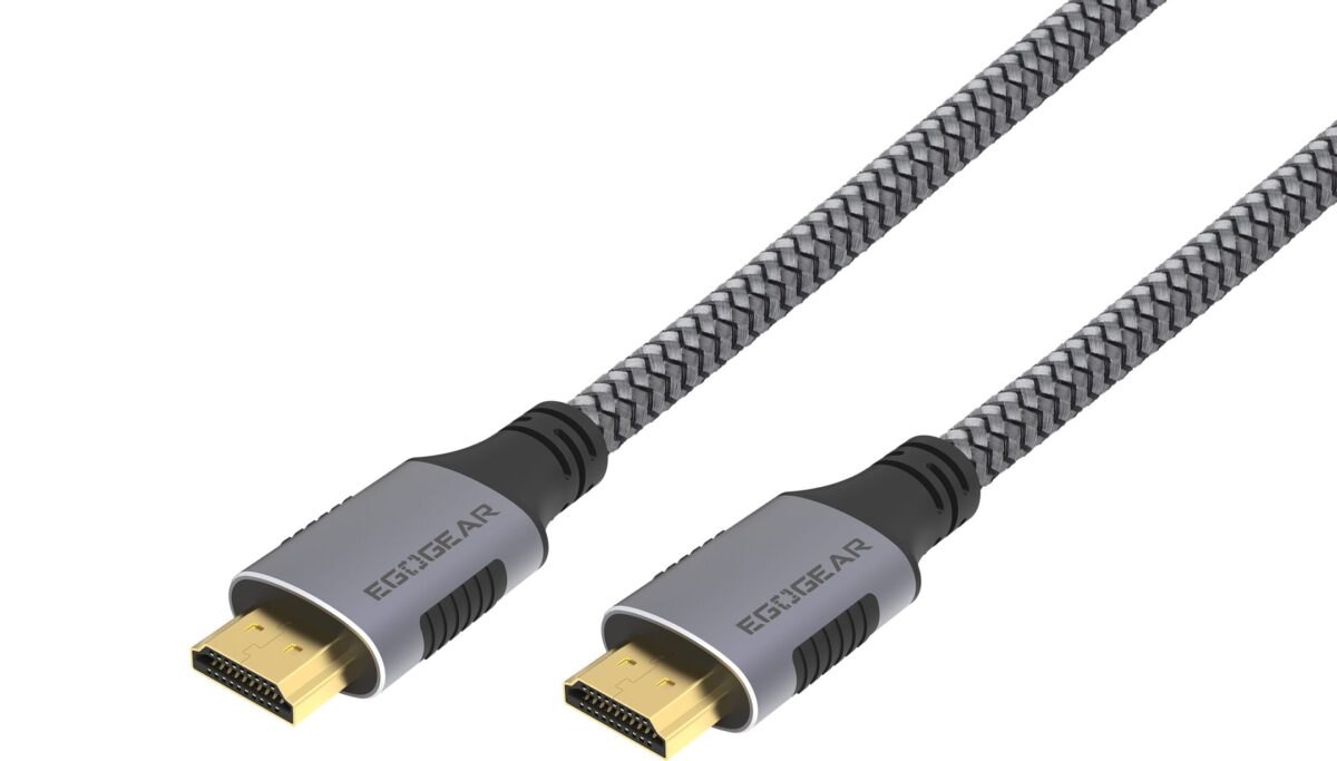 EGOGEAR HDMI Cable Universal 2m SCH20-HD-GY braided 4k,8k, Grey,Black – Hochwertig & günstig bei ShopDeca