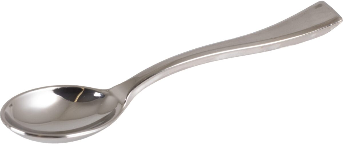 ELCO Mini-Plastik-Löffel 10cm 01060200-005 silber, 50Stk. – Hochwertig & günstig bei ShopDeca