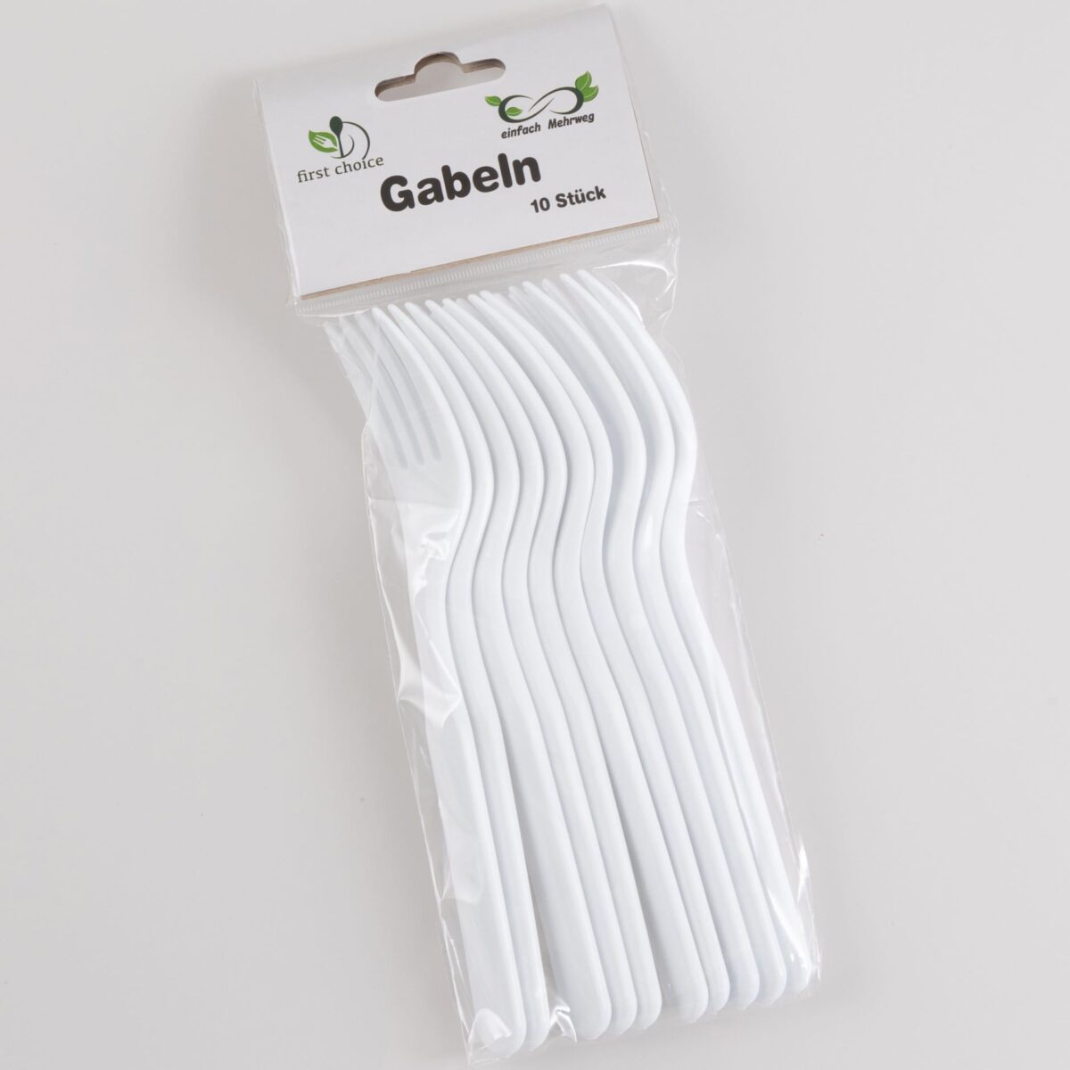ELCO Gabel aus Kunststoff 10011110-001 Mehrweg weiss, 10Stk. – Hochwertig & günstig bei ShopDeca