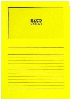ELCO Organisationsmappe Ordo A4 29489.72 classico, int.gelb 100 Stück