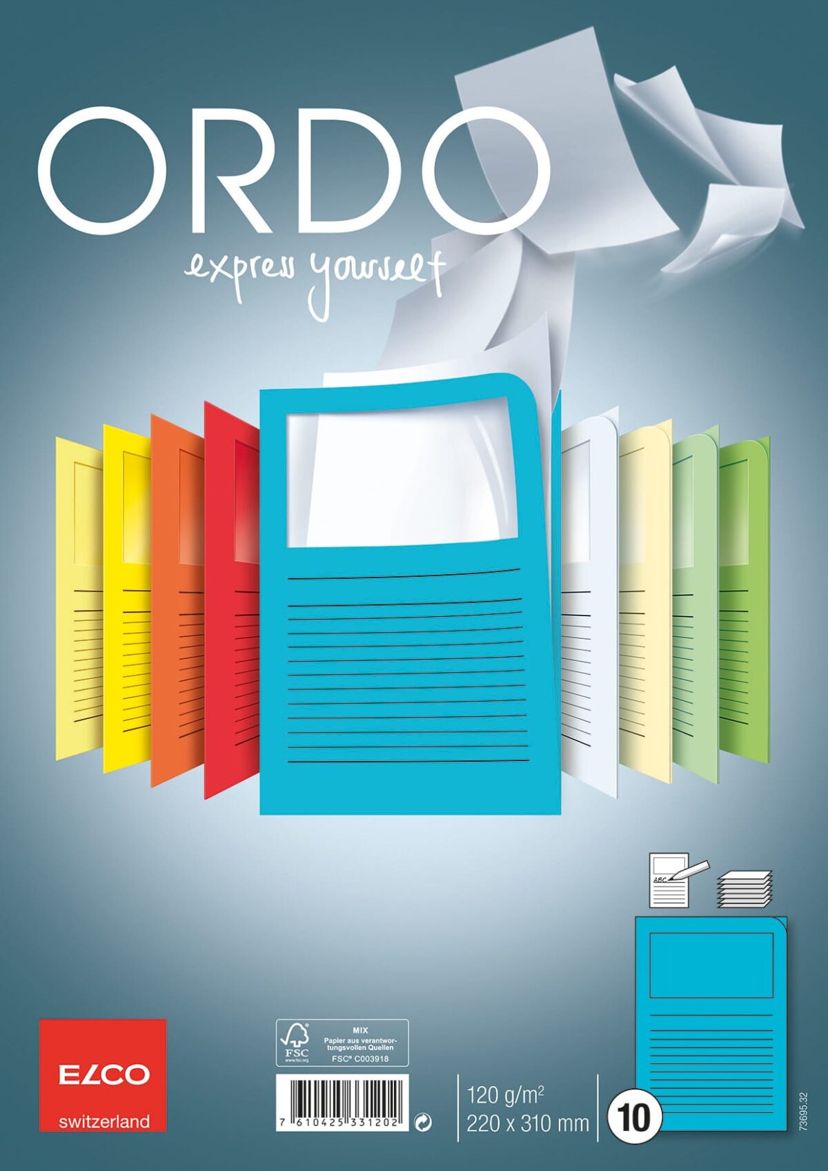 ELCO Organisationsmappe Ordo A4 73695.32 classico, int.blau 10 Stück – Hochwertig & günstig bei ShopDeca