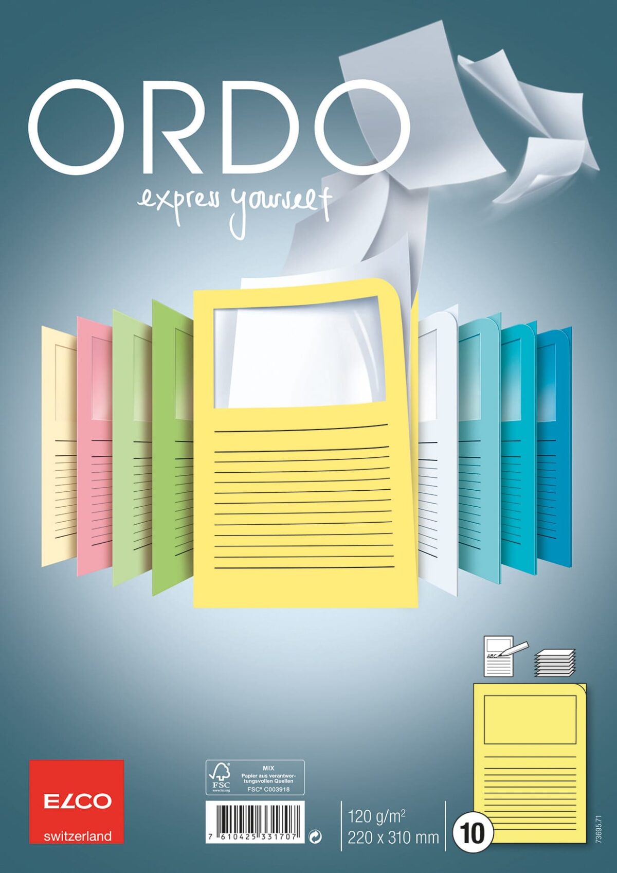ELCO Organisationsmappe Ordo A4 73695.71 classico, gelb 10 Stück – Hochwertig & günstig bei ShopDeca