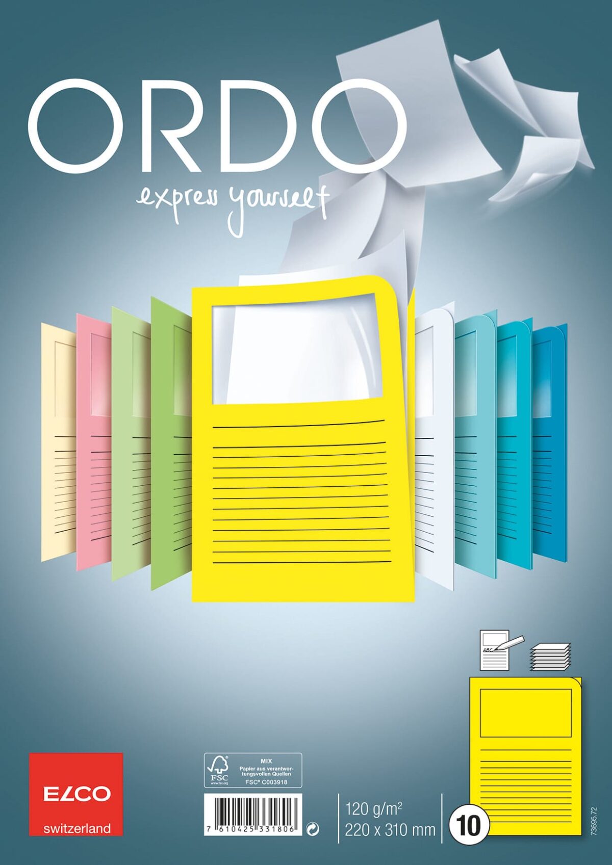 ELCO Organisationsmappe Ordo A4 73695.72 classico, gelb 10 Stück – Hochwertig & günstig bei ShopDeca