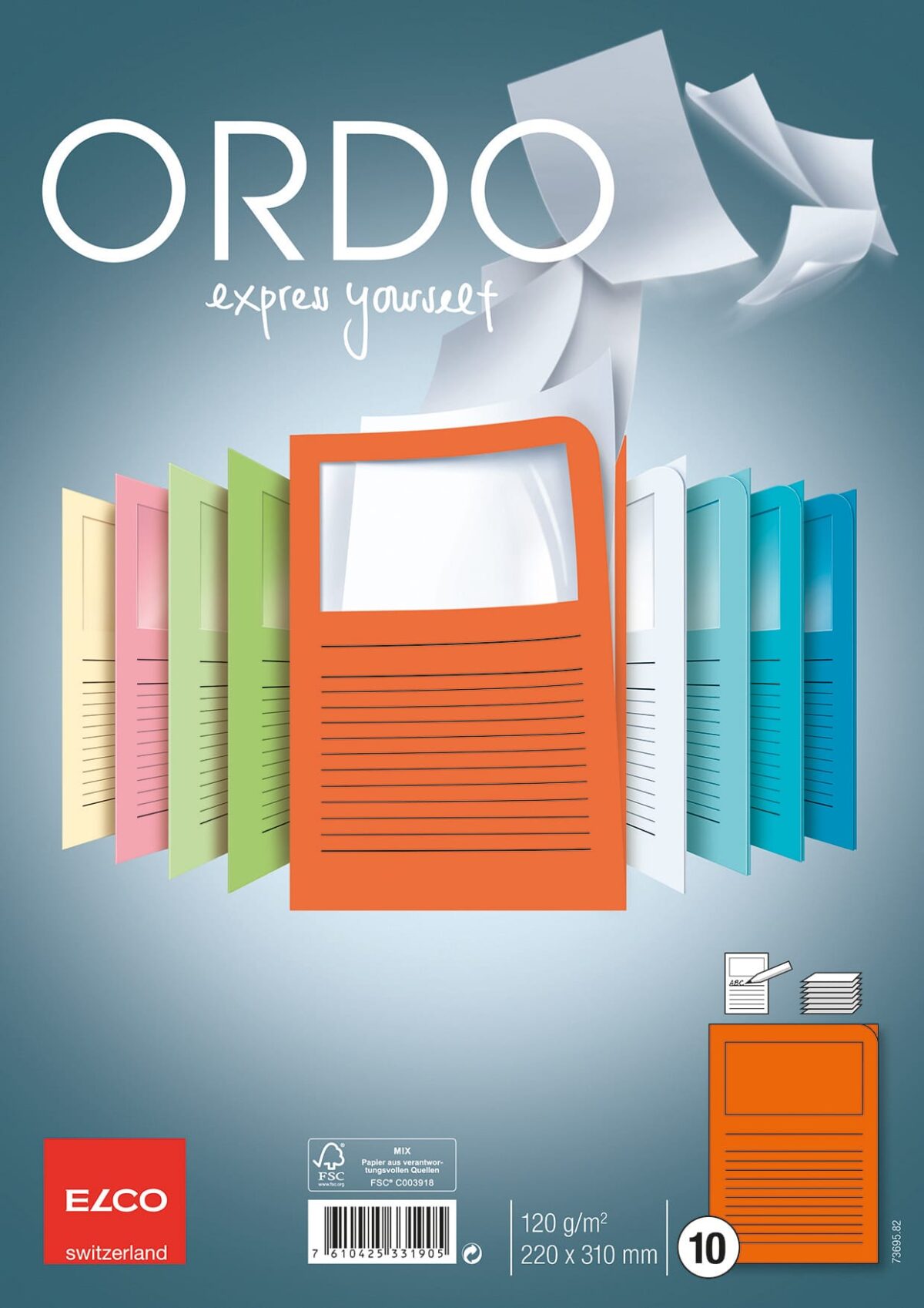 ELCO Organisationsmappe Ordo A4 73695.82 classico, orange 10 Stück – Hochwertig & günstig bei ShopDeca