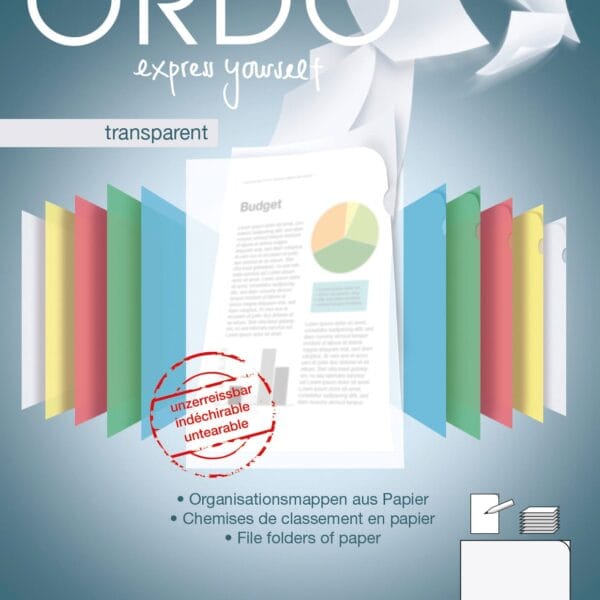 ELCO Sichthülle Ordo A4 73696.14 transparent, weiss 10 Stück