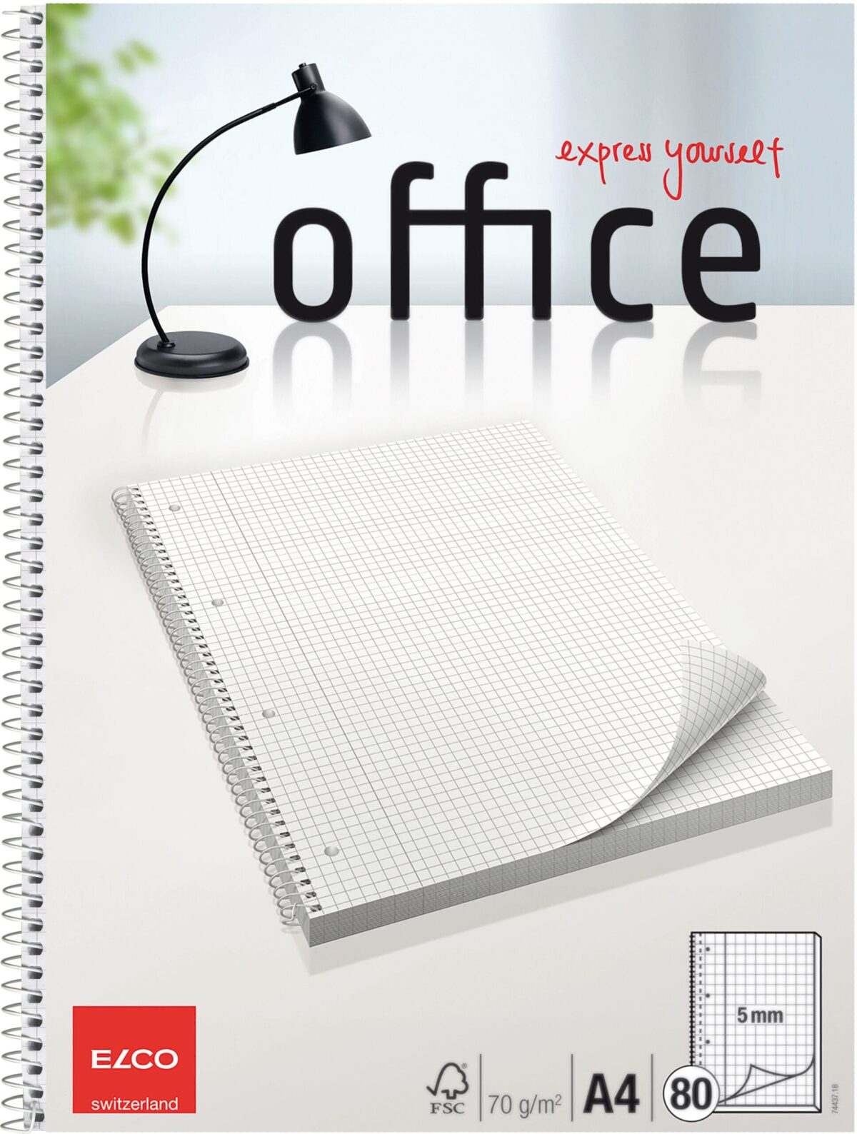 ELCO College Office kariert 5mm A4 74437.18 hochweiss, 70g 80 Blatt – Hochwertig & günstig bei ShopDeca