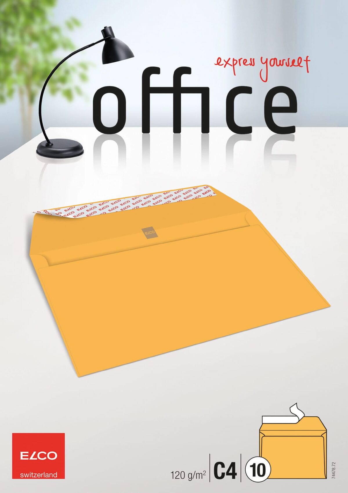 ELCO Couvert Office o/Fenster C4 74478.72 120g, gelb 10 Stück – Hochwertig & günstig bei ShopDeca